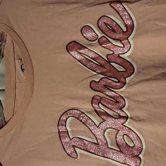 Barbie Crop Top in Dusty Pink - Picture 2 of 3